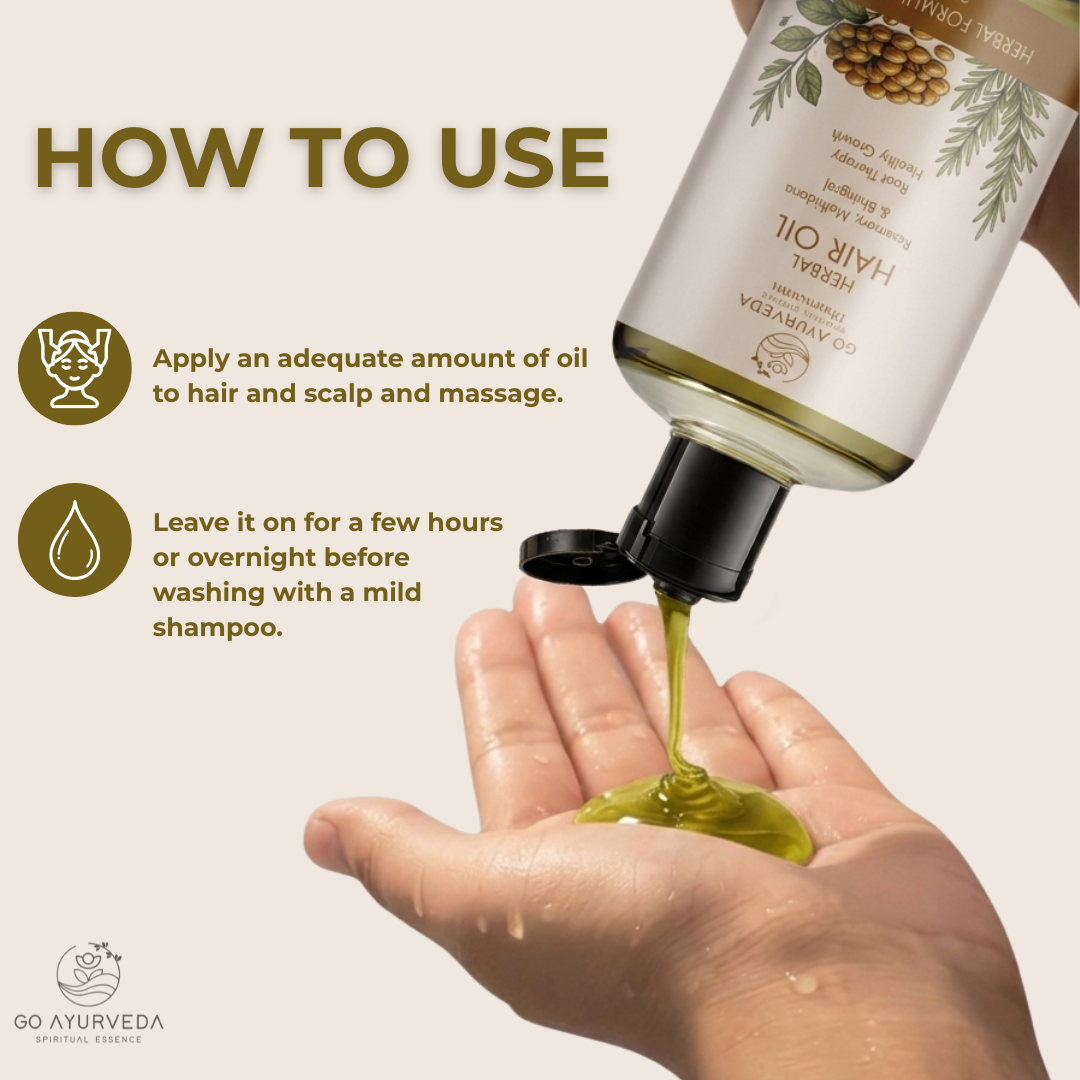 Herbal Hair Oil | Reduces Hair Fall |Nourishes the Scalp | 200ml