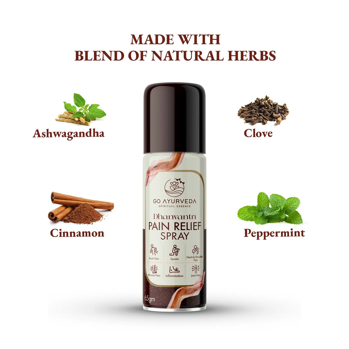 Joint & Muscle Pain Relief Oil & Pain Relief Spray Combo | Instant Pain Relief | For Arthritis | 80ml + 65g