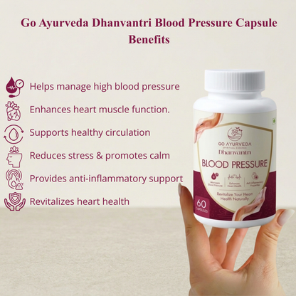 Blood Pressure Capsules | Control High Blood Pressure | 60 Capsules