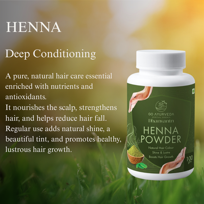 Henna Powder | Hair Pack | Lustre, Shine & Hair Health | 100g