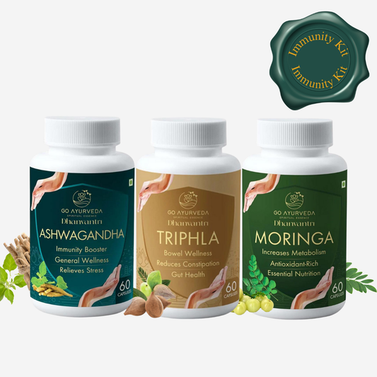 Immunity Kit | Ashwagandha, Triphla & Moringa Capsules
