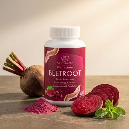 Beetroot Capsules | Supports Blood Circulation, Energy & Cardiovascular Wellness | 60 Capsules