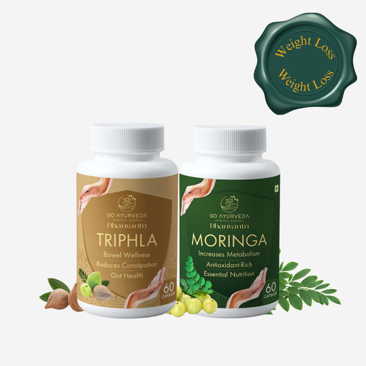 Weight Management Kit | Triphla & Moringa Capsules | Improves Digestion & Metabolism