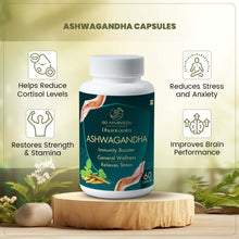 Load image into Gallery viewer, Ashwagandha Capsules with Ashwagandha Root Extracts
