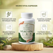 Load image into Gallery viewer, Go Ayurveda Dhanvantri Head Roll &amp; Neuro Vital Capsules (Combo)
