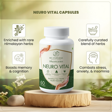 Load image into Gallery viewer, Neuro Vital Capsules with Ashwagandha, Giloy and more
