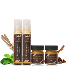 Load image into Gallery viewer, Go Ayurveda Dhanvantri Pain Care Kit 2 ( head roll on (2) + balm (2) )
