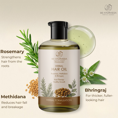 Herbal Hair Oil | Reduces Hair Fall |Nourishes the Scalp | 200ml