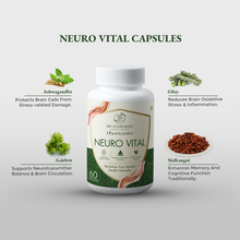 Load image into Gallery viewer, Neuro Vital Capsules with Ashwagandha, Giloy and more
