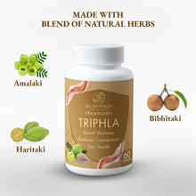 Load image into Gallery viewer, Triphala Capsules with Amalaki, Haritaki, and Bibhitaki
