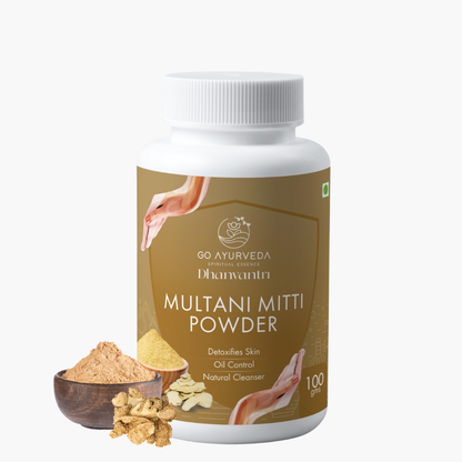Multani Mitti Powder | Face Pack | Controls Acne & Oil, Tightens Pores | 100g