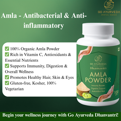 Amla Powder | Rich in Vitamin C | Supports Immunity, Hair & Skin Health
