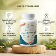 Load image into Gallery viewer, Man Power Capsules with Shilajit, Ashwagandha, and more
