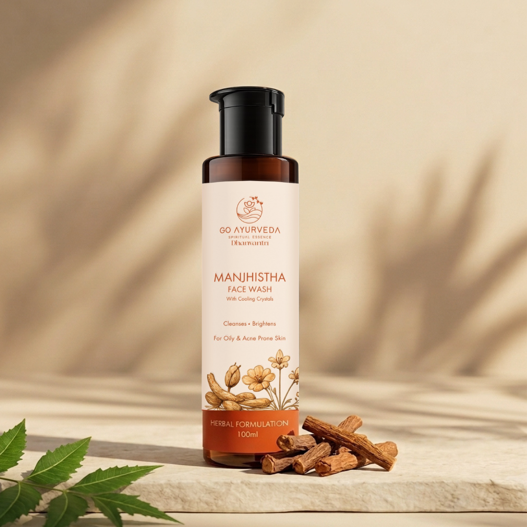 Manjhistha Face Wash | Controls Excess Oil, Gently Cleanses & Brightens Skin | For Oily & Acne-Prone Skin | 100ml