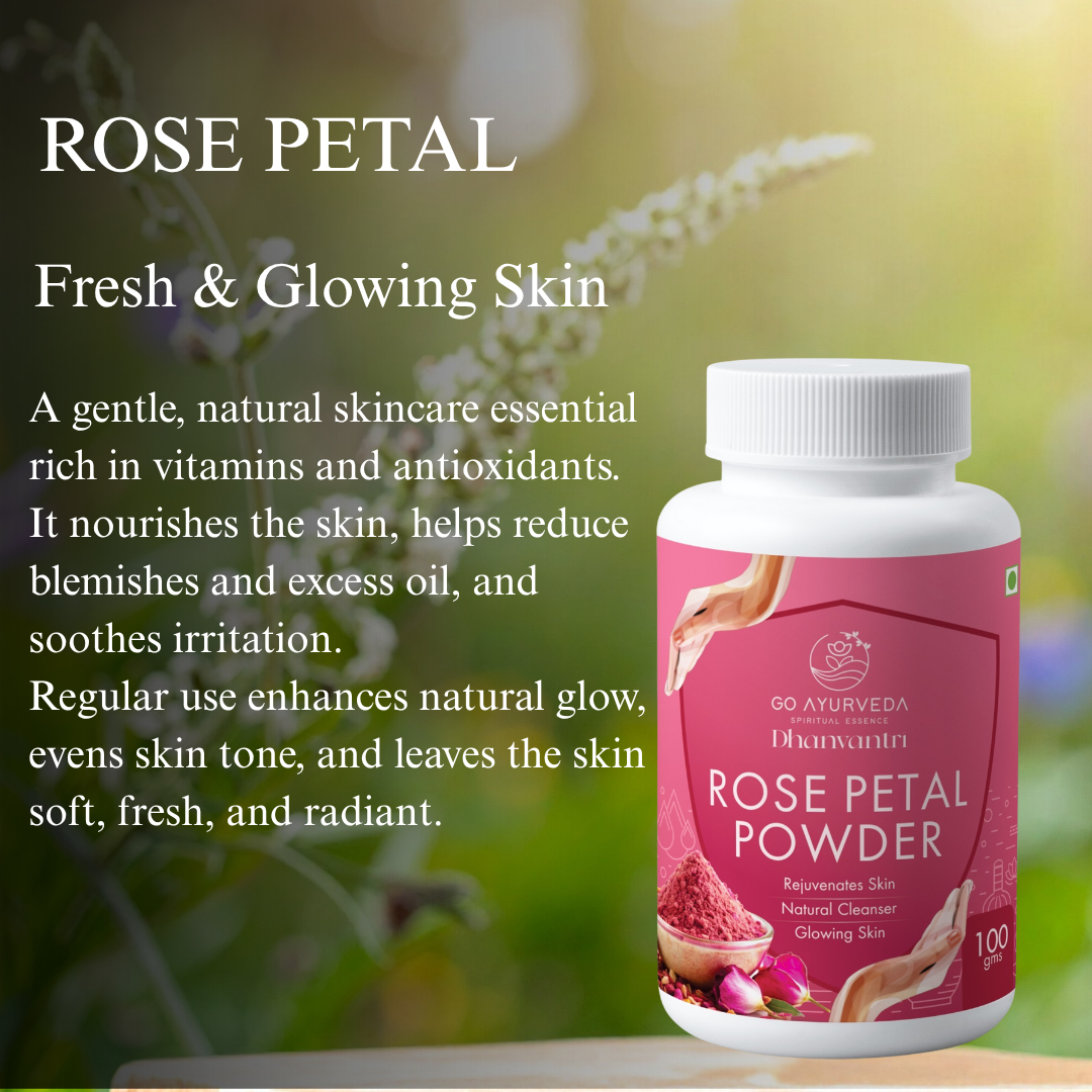 Rose Petal Powder | Face Pack | Brightens & Revitalizes Skin | 100g