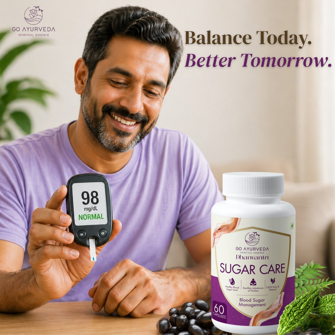 Sugar Care Capsules | Blood Sugar Control | Jamun, Karela & Methi | 60 Capsules