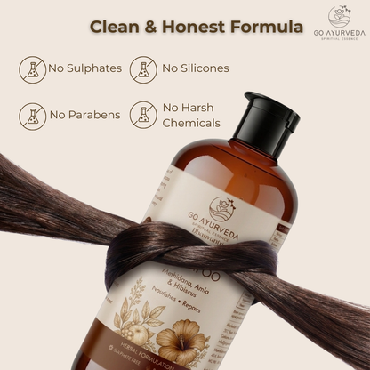 Herbal Shampoo | Strengthens Hair Roots, Reduces Breakage & Nourishes Hair | 300ml