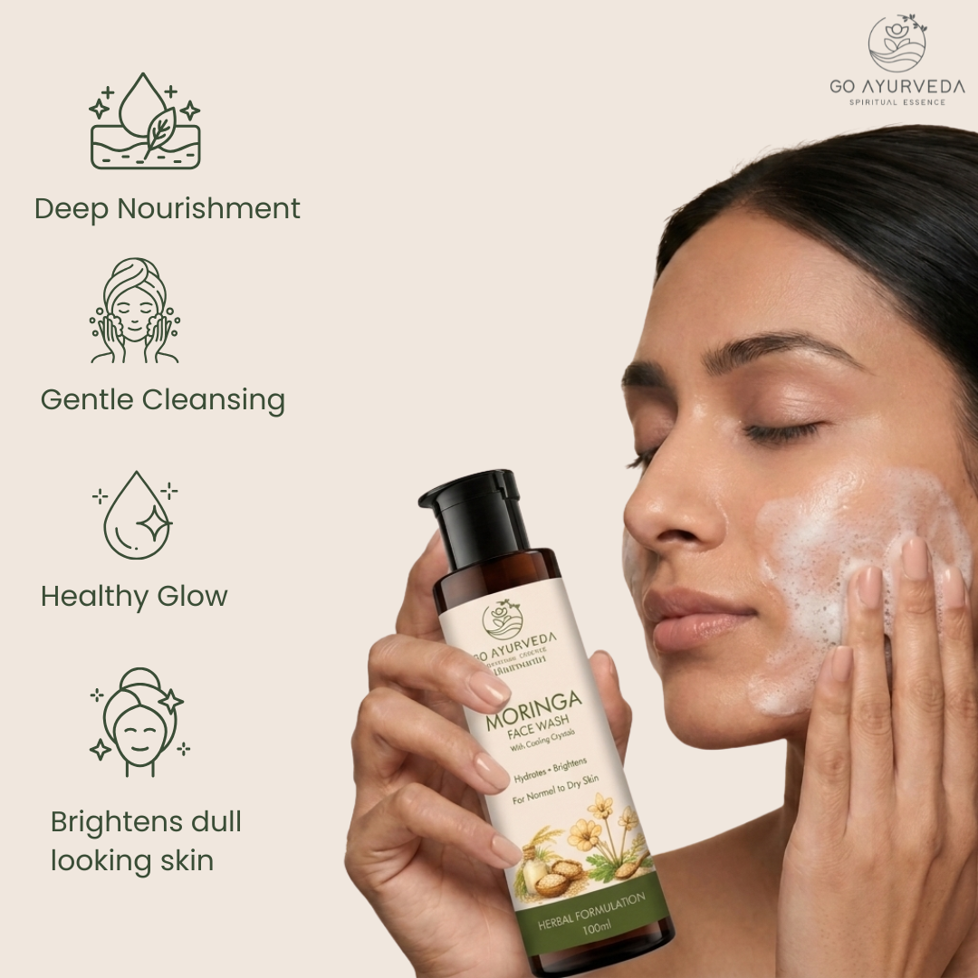 Moringa Face Wash | Hydrates, Nourishes & Brightens Skin | For Normal to Dry Skin | 100ml
