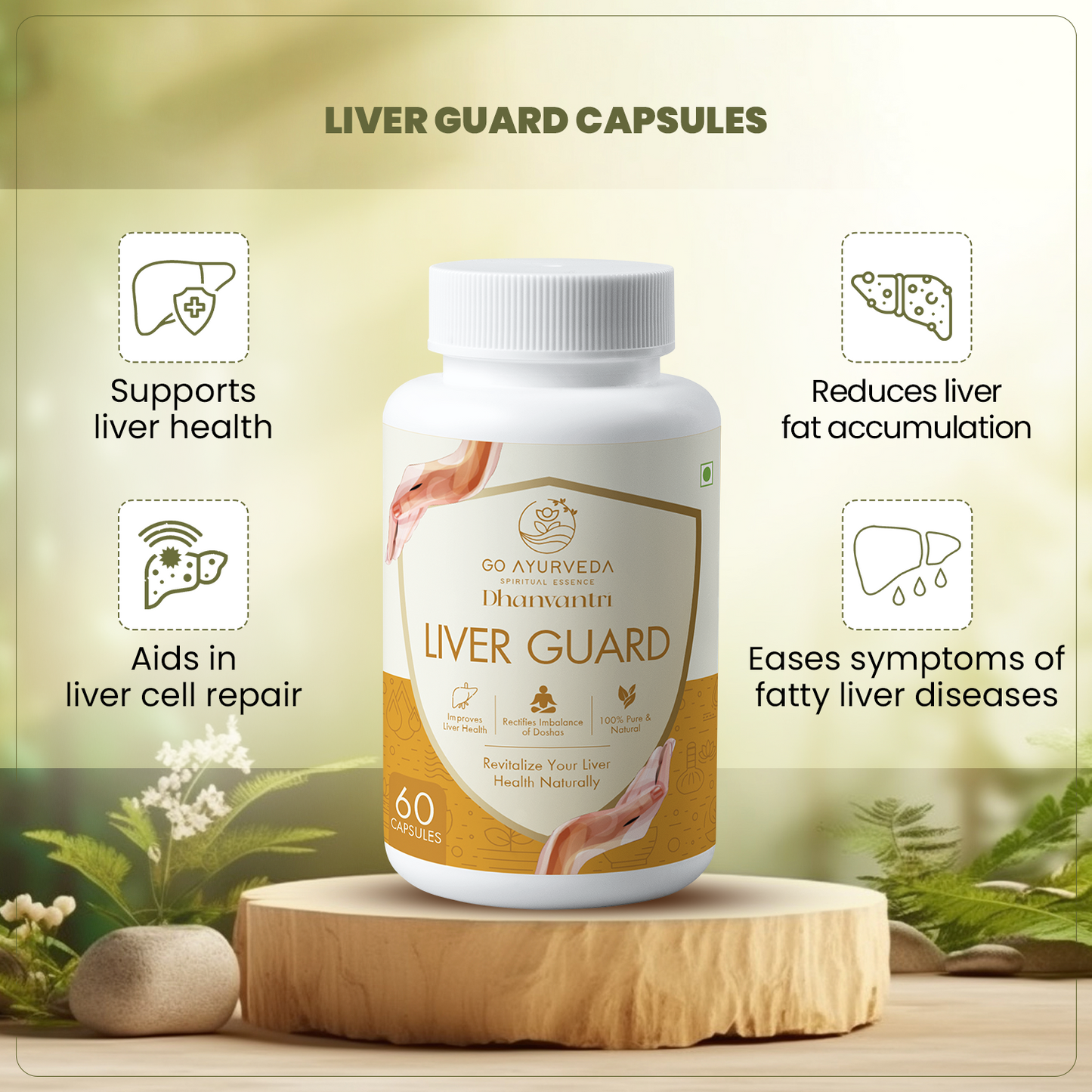 Liver Guard Capsules | Fatty Liver and Detoxification | For Alcoholic and Non - Alcoholic Liver Problems