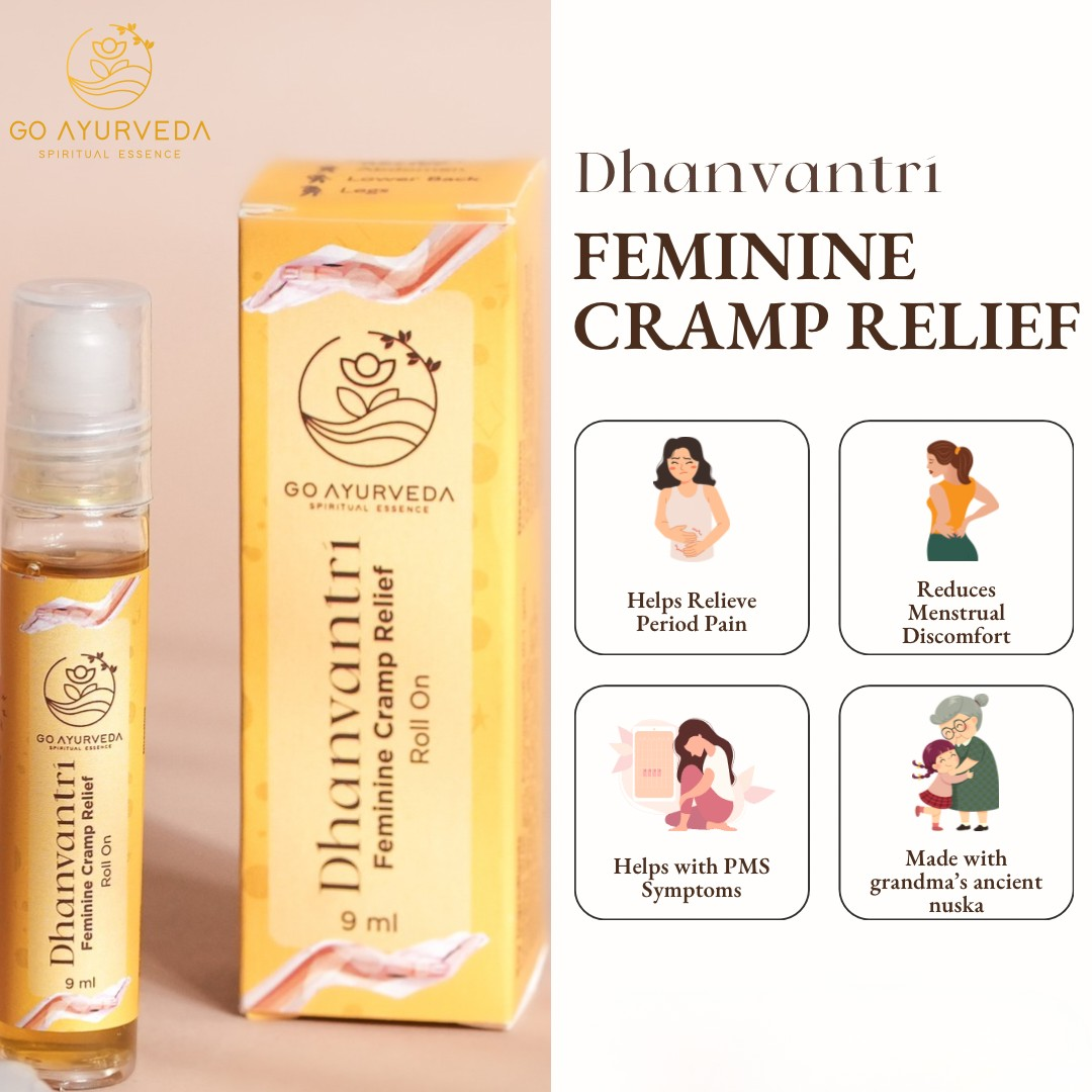 Feminine Cramp Relief Roll On (Pack Of 2) | Relief from Painful Cramps