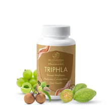 Load image into Gallery viewer, Triphala Capsules with Amalaki, Haritaki, and Bibhitaki
