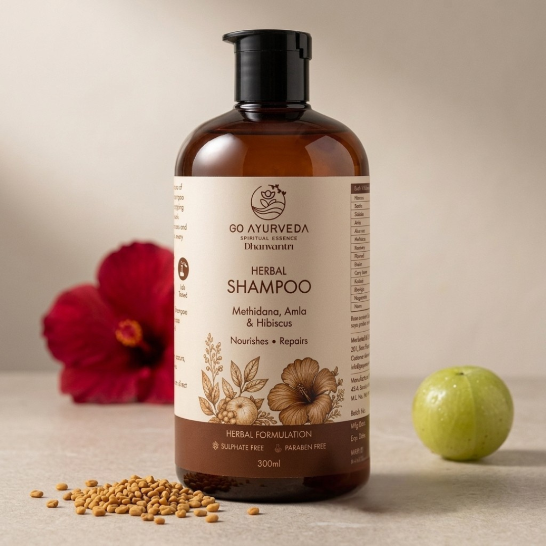 Herbal Shampoo | Strengthens Hair Roots, Reduces Breakage & Nourishes Hair | 300ml