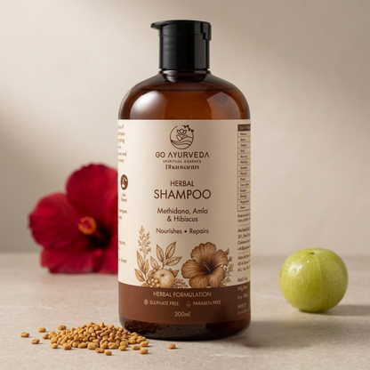 Herbal Shampoo | Strengthens Hair Roots, Reduces Breakage & Nourishes Hair | 300ml