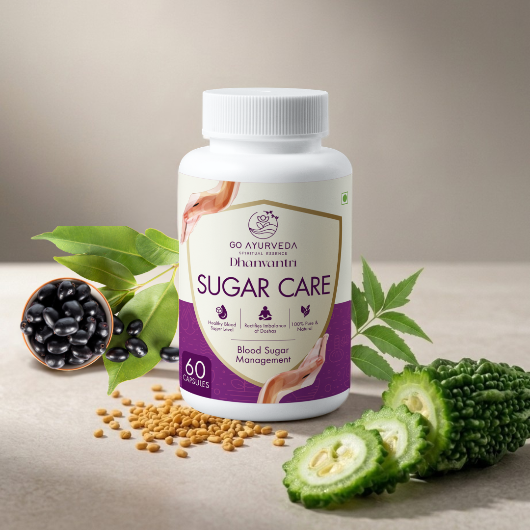 Sugar Care Capsules | Blood Sugar Control | Jamun, Karela & Methi | 60 Capsules