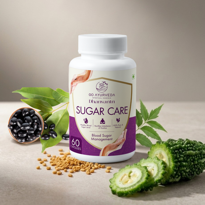 Sugar Care Capsules | Blood Sugar Control | Jamun, Karela & Methi | 60 Capsules