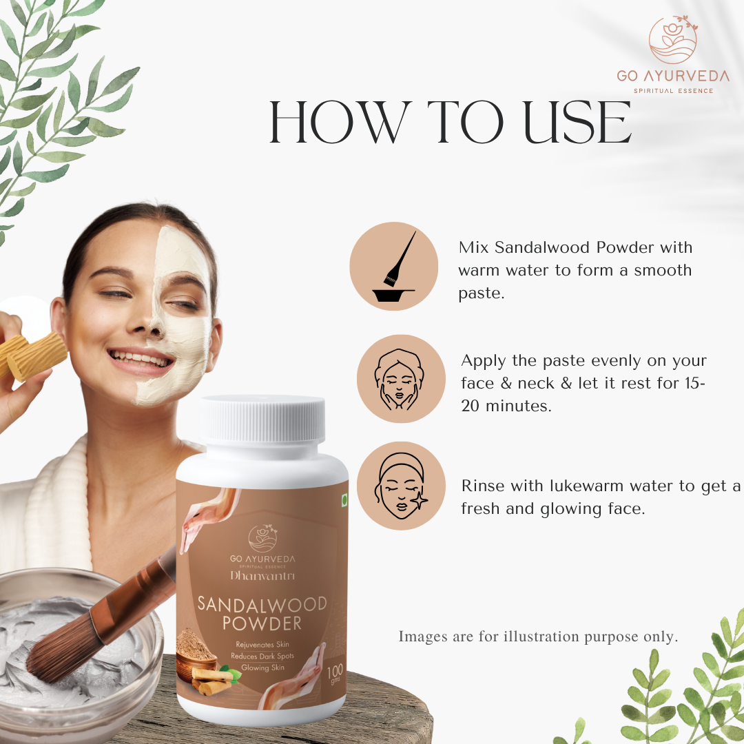 Sandalwood Powder | Face Pack | Soothes, Brightens & Enhances Natural Glow | 100g