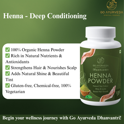 Henna Powder | Hair Pack | Lustre, Shine & Hair Health | 100g