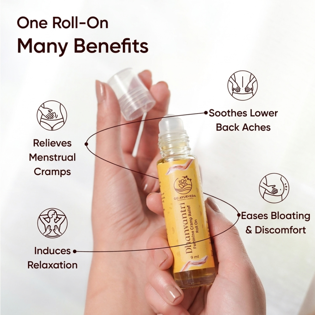 Feminine Cramp Relief Roll On (Pack Of 2) | Relief from Painful Cramps