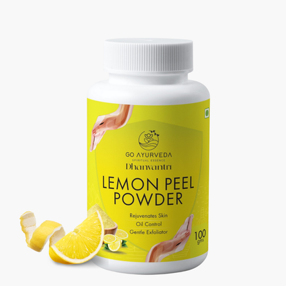 Lemon Peel Powder | Face Pack | Brighten, Detox & Revitalize Skin | 100g