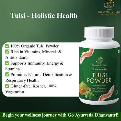 Tulsi Powder | Immunity, Energy & Bone Support | 100g
