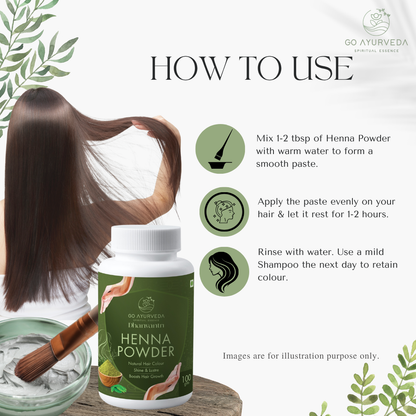 Henna Powder | Hair Pack | Lustre, Shine & Hair Health | 100g