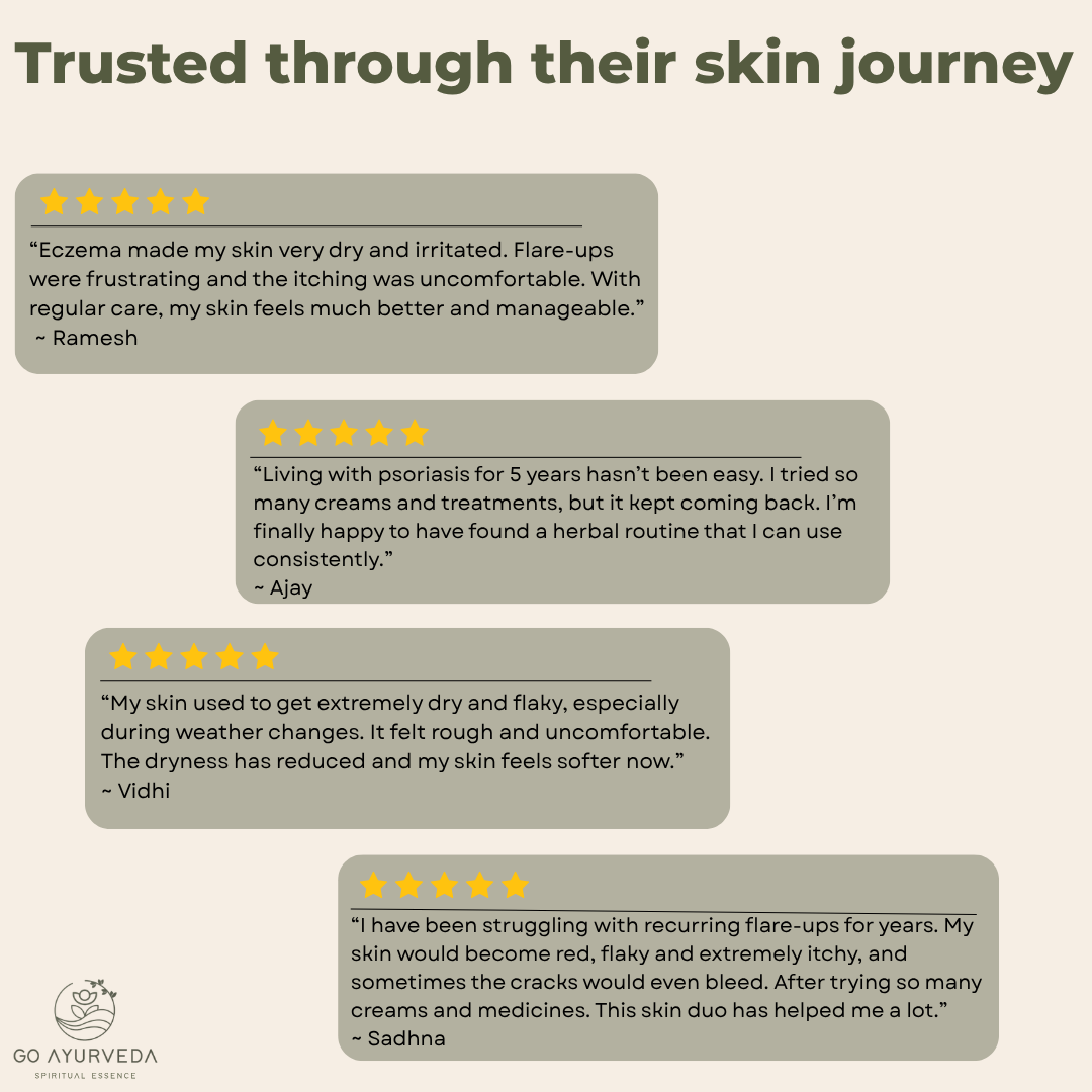 Derm Care Oil Roll-On - Ayurvedic Oil for Psoriasis, Eczema, Itching & Rashes