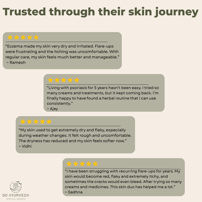 Derm Care Oil Roll-On - Ayurvedic Oil for Psoriasis, Eczema, Itching & Rashes