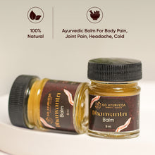 Load image into Gallery viewer, Go Ayurveda Dhanvantri Pain Care Kit 2 ( head roll on (2) + balm (2) )
