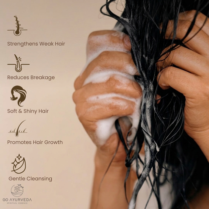 Herbal Shampoo | Strengthens Hair Roots, Reduces Breakage & Nourishes Hair | 300ml