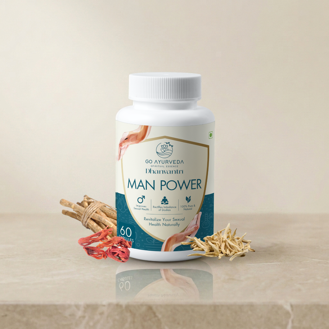 Man Power Capsules | Boosts Testosterone | Revital for Men | 60 Capsules