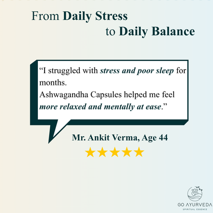 Ashwagandha Capsules | For Deep Sleep | Immunity Booster | 60 Capsules