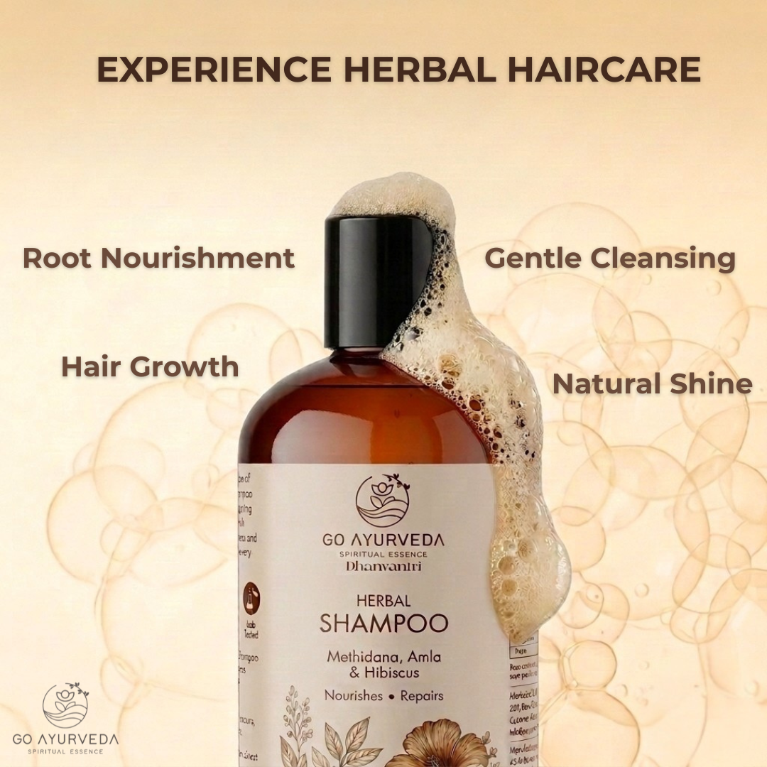 Herbal Shampoo | Strengthens Hair Roots, Reduces Breakage & Nourishes Hair | 300ml