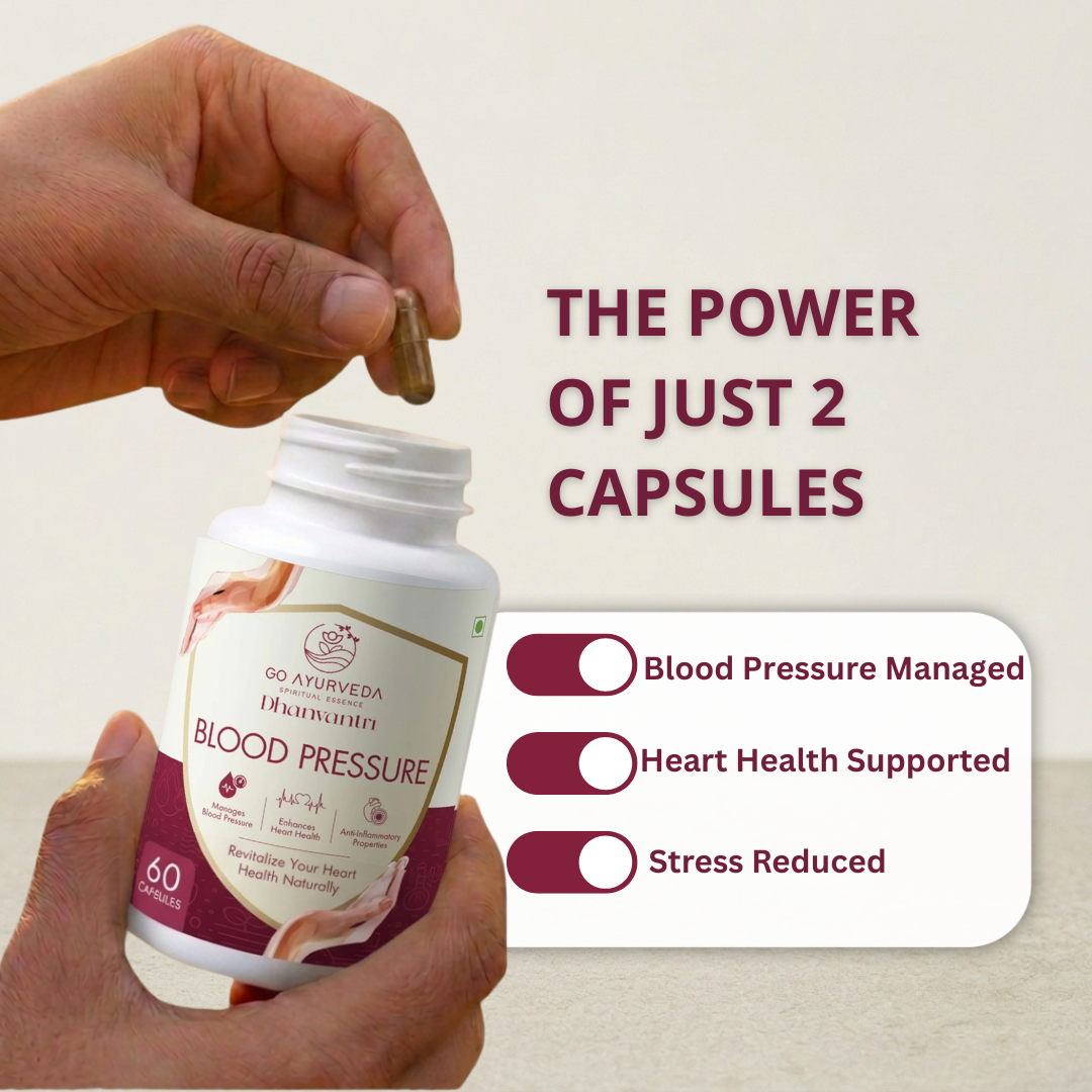 Blood Pressure Capsules | Control High Blood Pressure | 60 Capsules