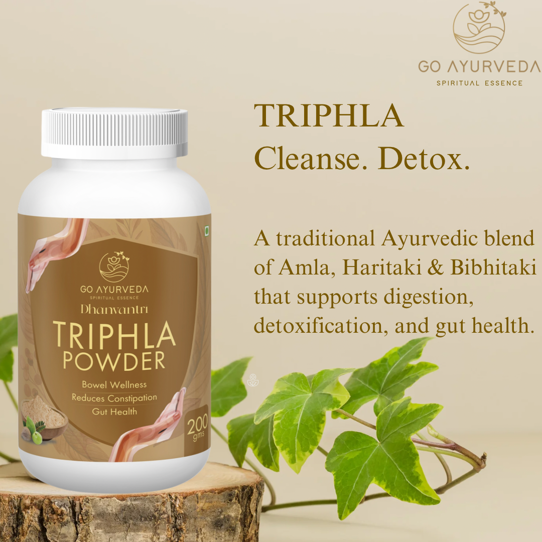 Triphla Powder | For Constipation, Digestion and Acidity | No added Sugar