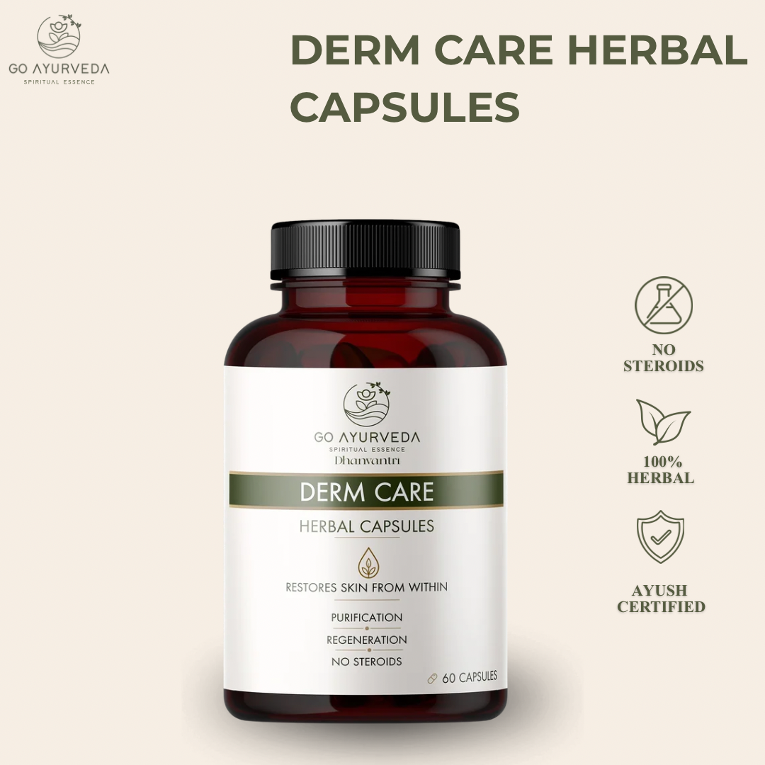 Derm Care Capsule - Ayurvedic Capsules for Psoriasis, Eczema & Ringworm