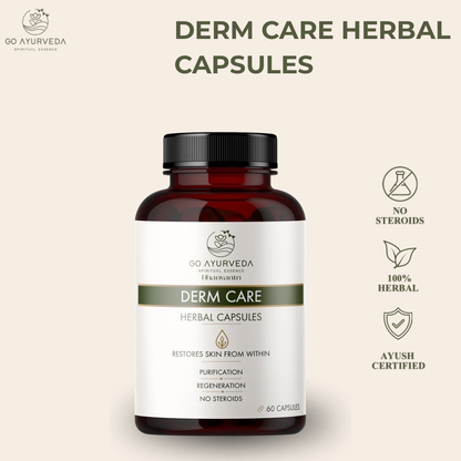 Derm Care Capsule - Ayurvedic Capsules for Psoriasis, Eczema & Ringworm