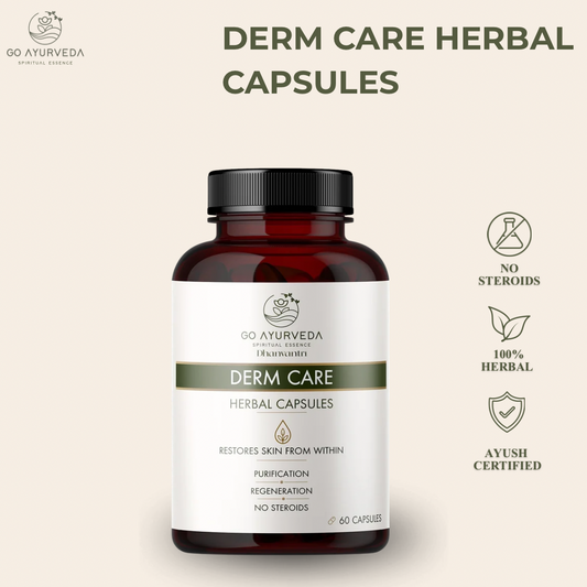 Derm Care Capsule - Ayurvedic Capsules for Psoriasis, Eczema & Ringworm